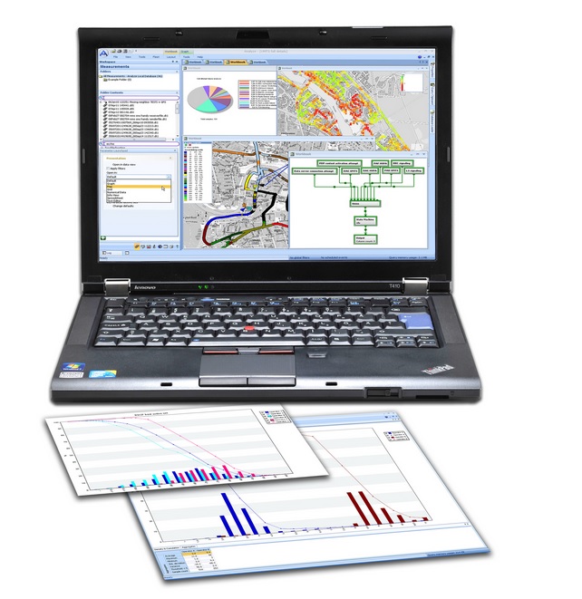 Nemo Analyze for professional post-processing of drive test data